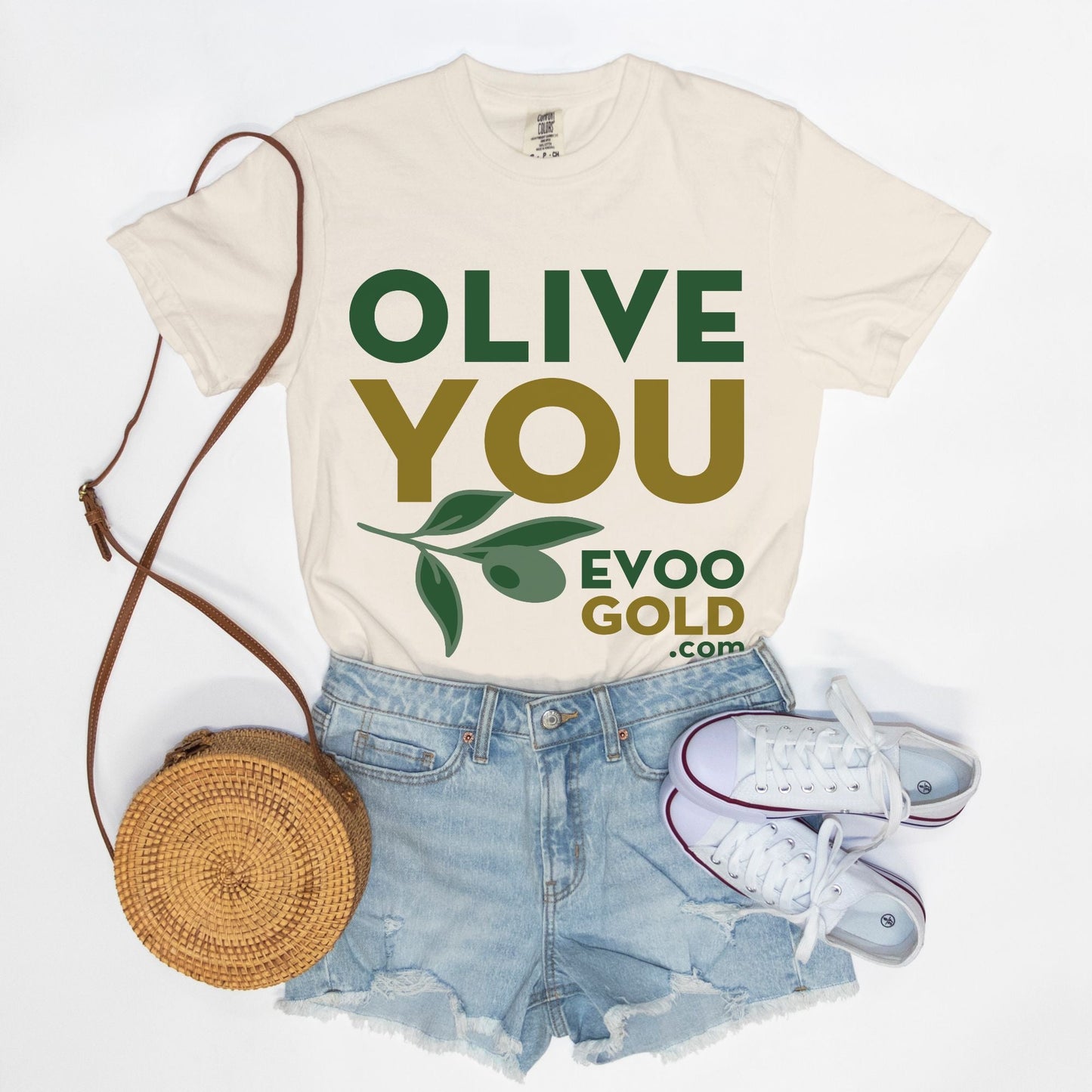 OLIVE YOU T-SHIRT - Premium Clothing from EVOO GOLD - Just $18.50! Shop now at EVOO GOLD