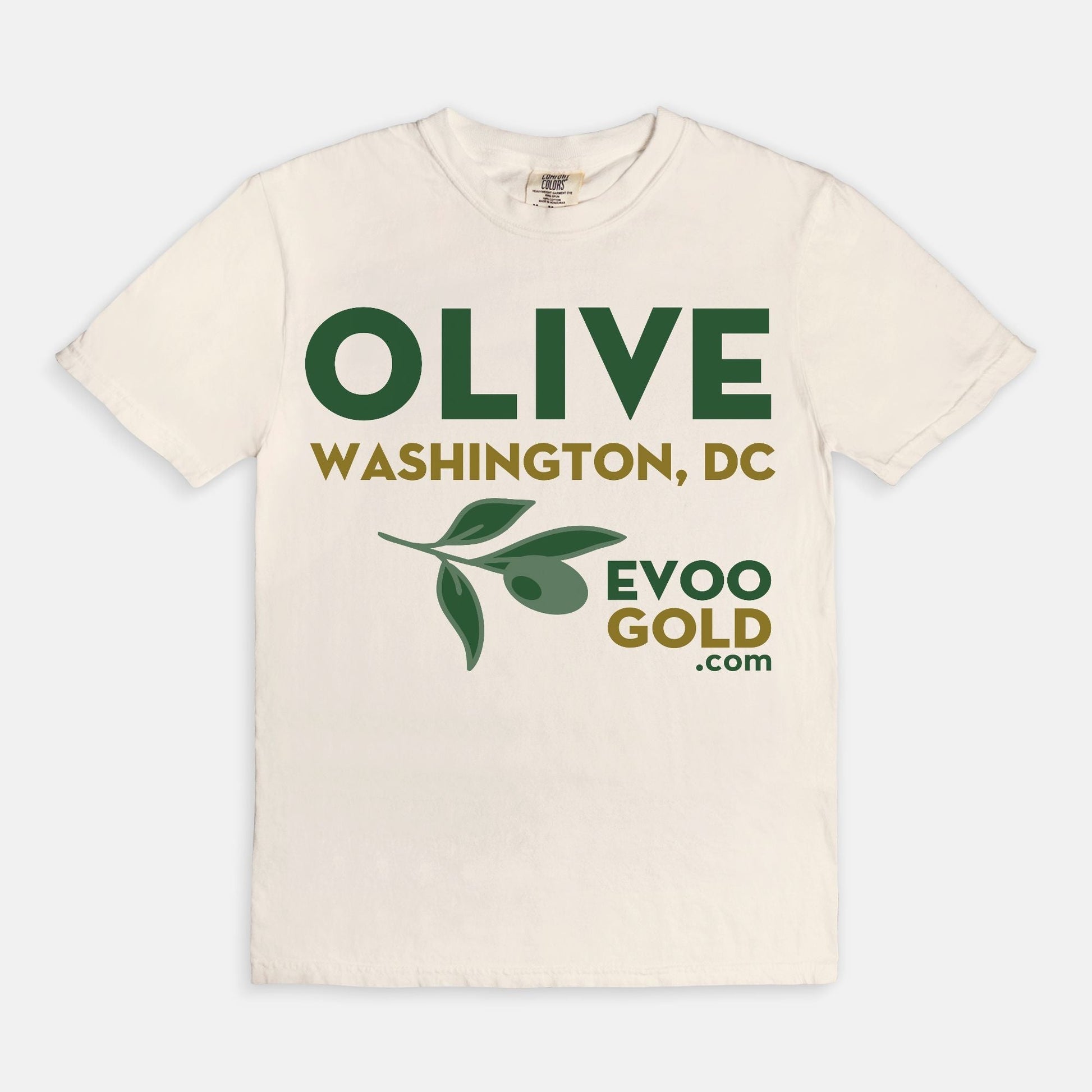 OLIVE DC T-SHIRT - Premium Clothing from EVOO GOLD - Just $18.50! Shop now at EVOO GOLD