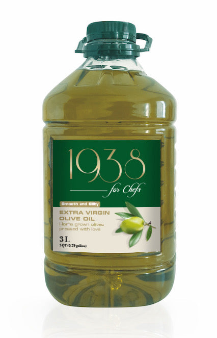 1938 for Chefs EVOO 3L - Premium Olive oil from Amore Trade - Just $36! Shop now at EVOO GOLD