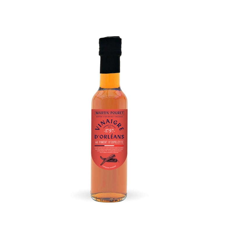 Orléans white Vinegar with Espelette chili peppers - Premium Vinegars from Marcel & Marie - Just $12.00! Shop now at EVOO GOLD