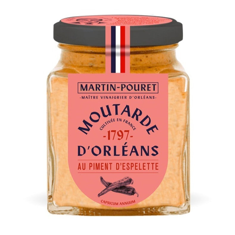 Traditional Orléans Mustard with Espelette pepper - Premium mustard from Marcel & Marie - Just $12! Shop now at EVOO GOLD