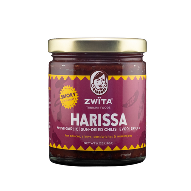 Zwita Harissa Smoky (as in smoking hot) - Premium harissa from EVOO GOLD - Just $9.95! Shop now at EVOO GOLD